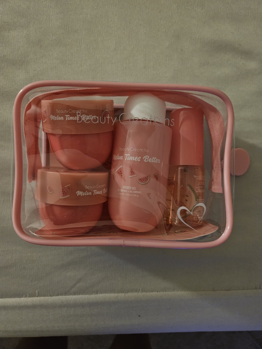 Beauty Creations Pink Melon Times Better Bath & Body Set
